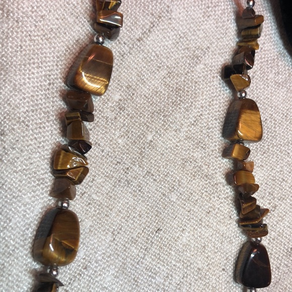 Beautiful Tiger eyes necklace 18-20” - Picture 7 of 10